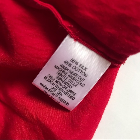 Silk Blend Tunic with Pockets and Lantern Sleeves - Picture 11 of 12